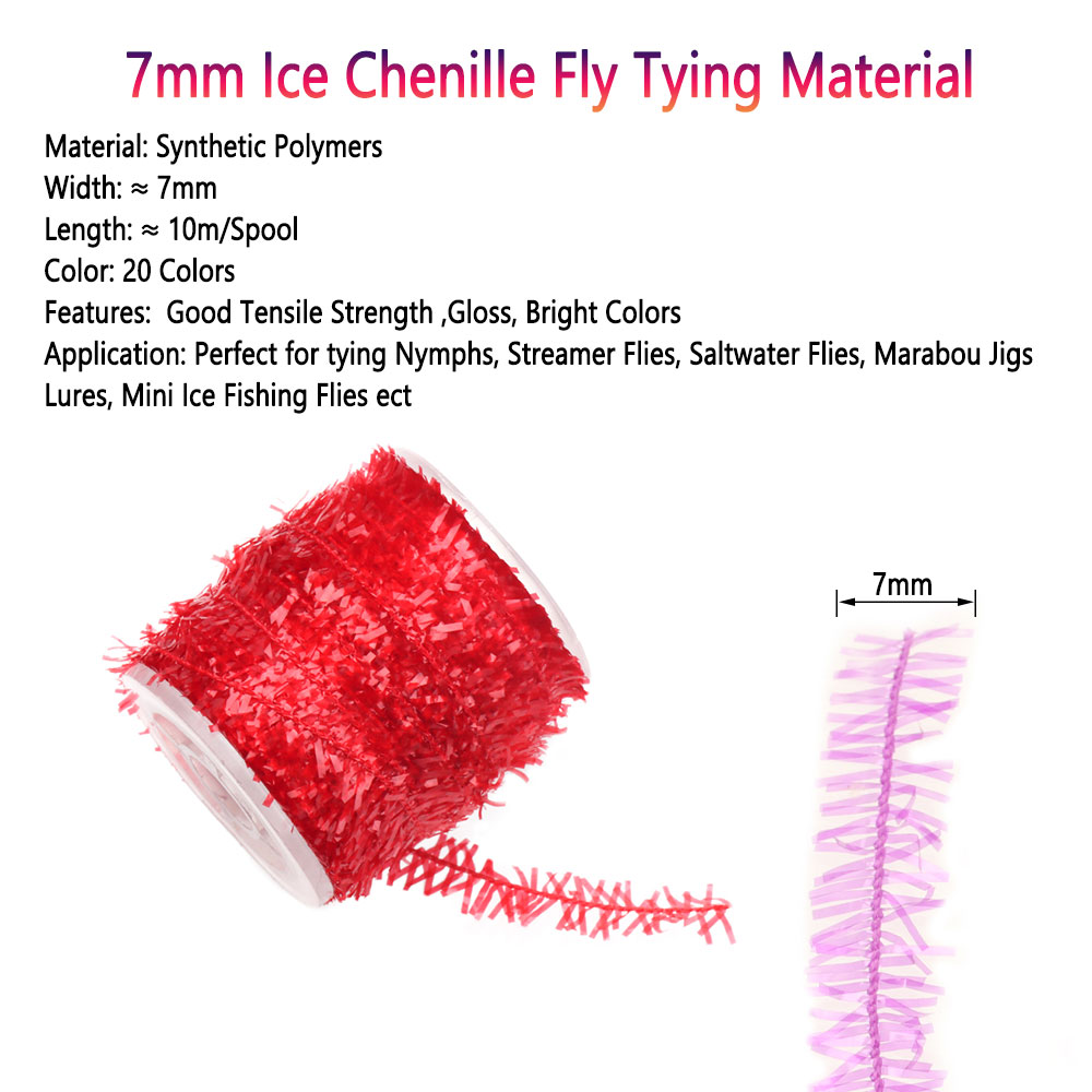 2 Spools Fly Tying Ice Chenill - đánh giá và giá Ice Fishing Line