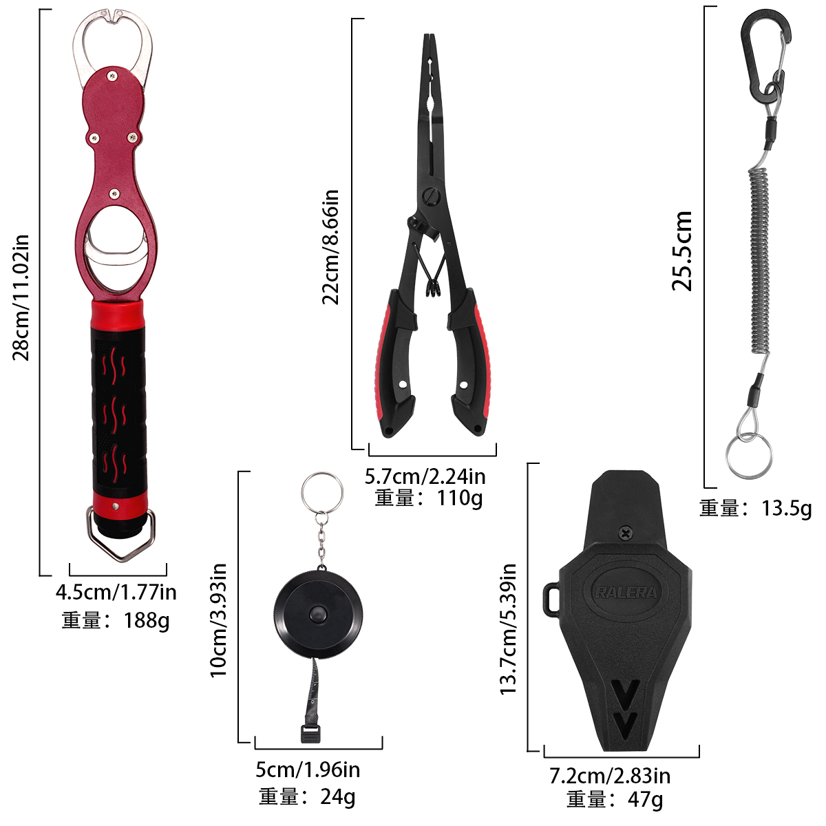 RALERA Fishing Gear Set Fishin - đánh giá và giá Fishing Line Cutter