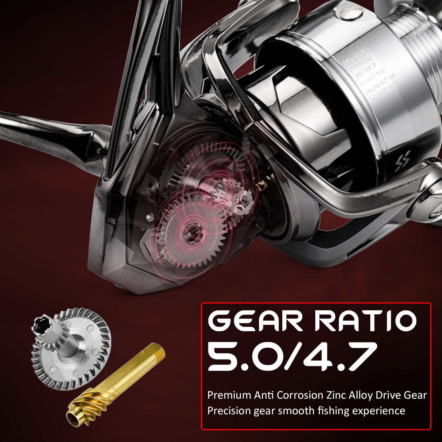 Sougayilang Spinning Reel 1000 - đánh giá và giá Kastking Reel Zephyr