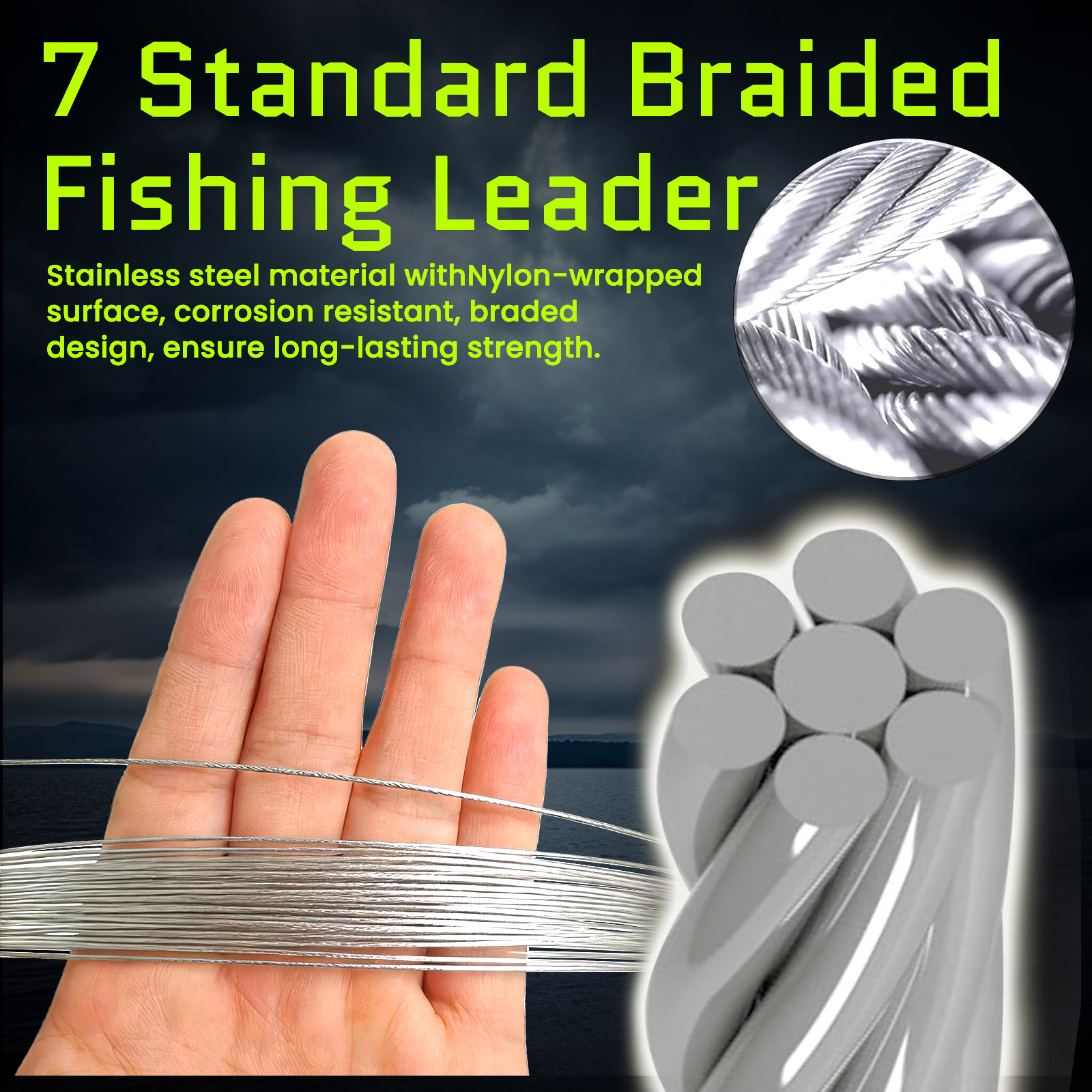 9KM 10-30pcs Fishing Wire Lead - đánh giá và giá Leader Line